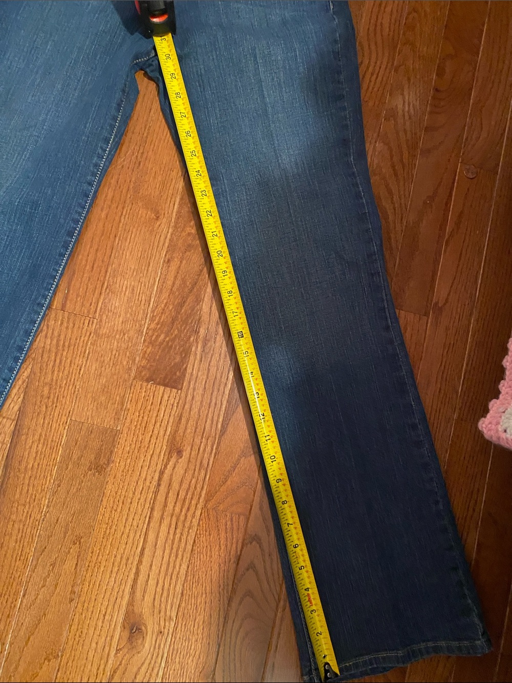 Levi's Dark Blue Wide Leg Jeans - Picture 5 of 5
